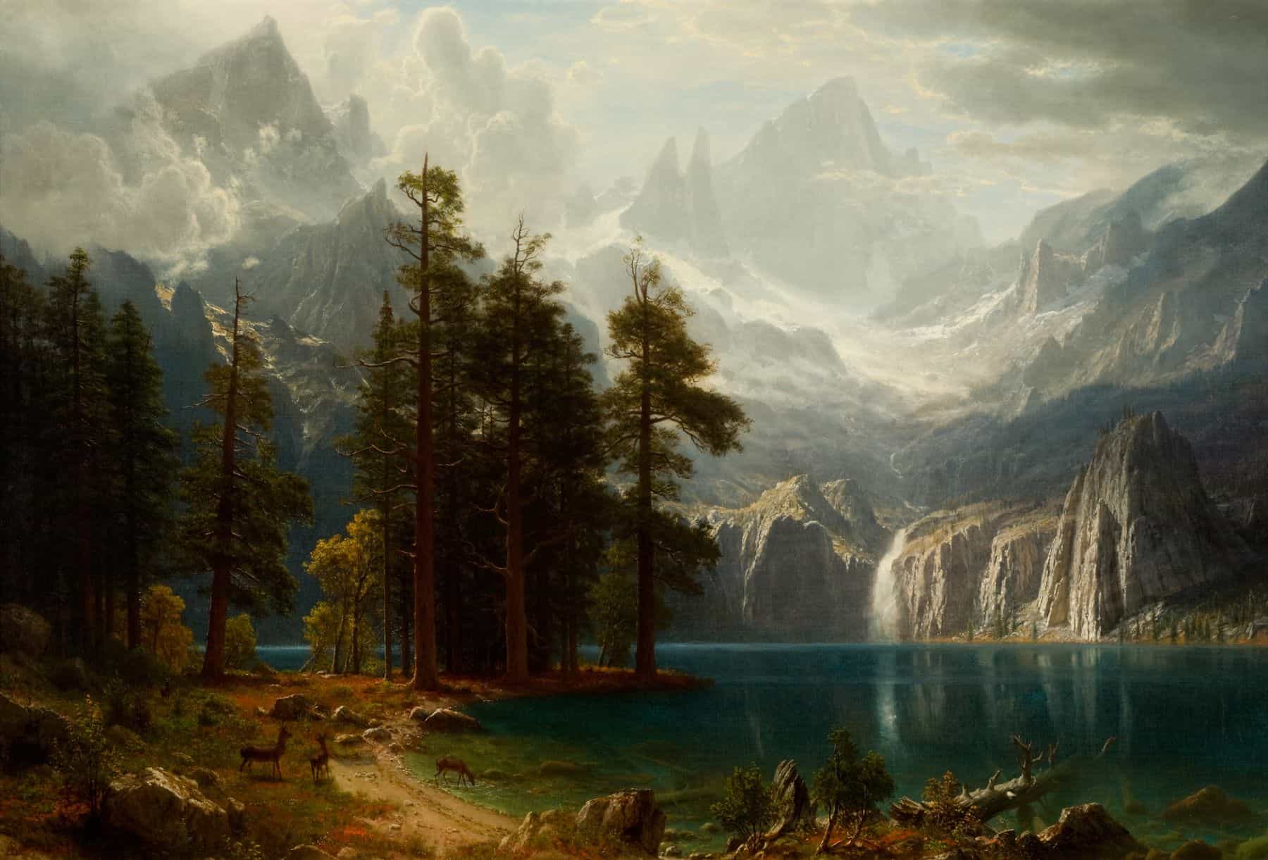 《シエラネバダ山脈》 アルバート・ビアシュタット 1871-1873年